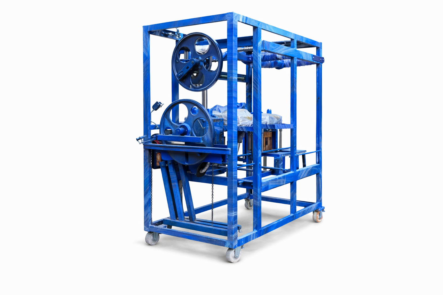 Single mothwr double dye crack machine