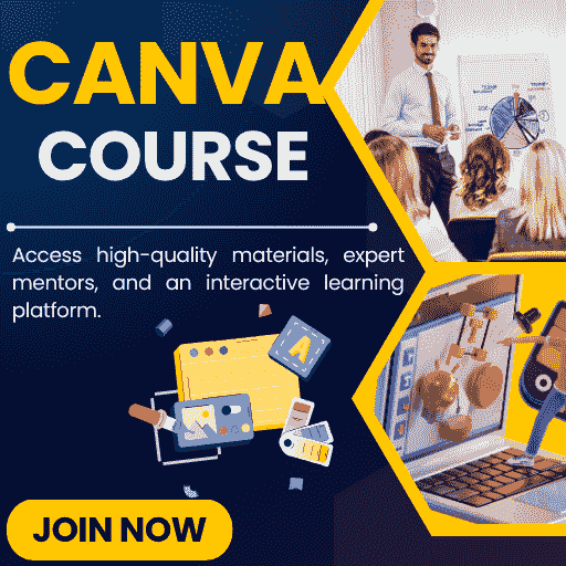 Canva course. 3 months