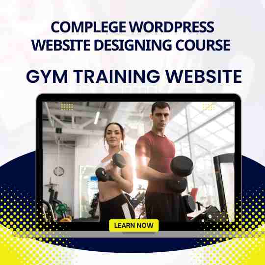 Gym training website