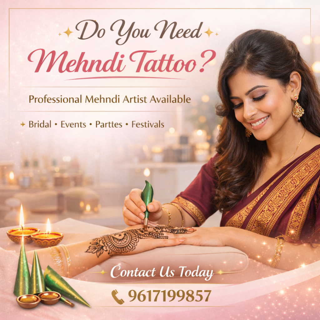 Mehndi tattoo service