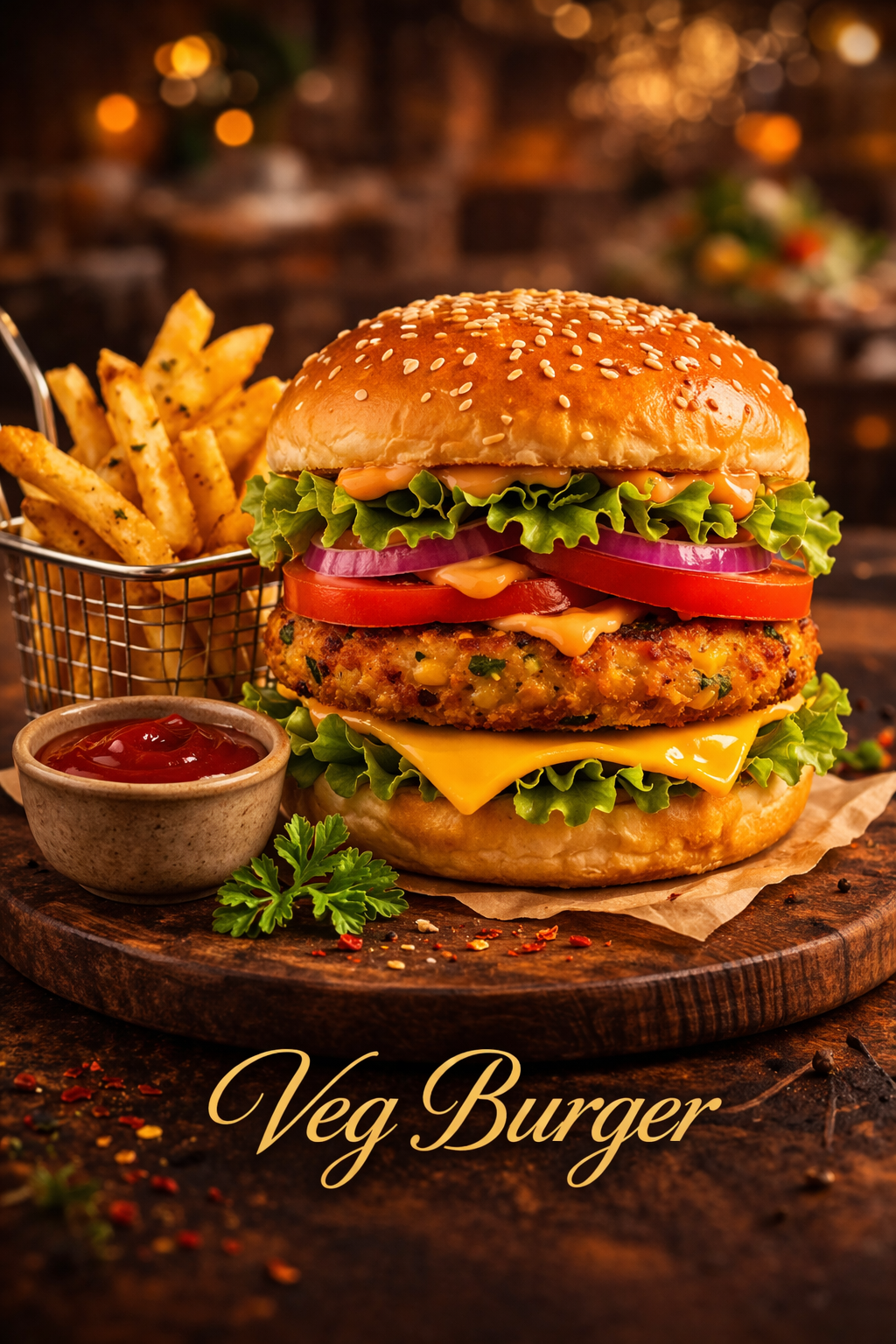Veg burger jumbo