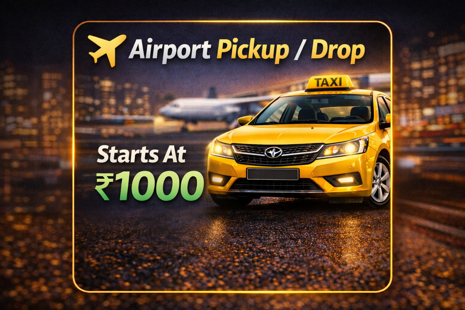 Airport pickup/drop