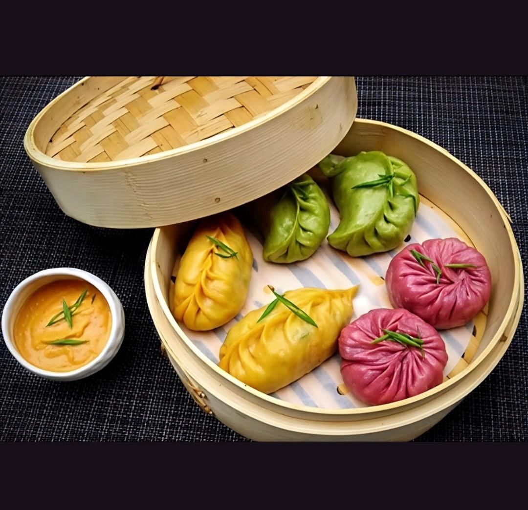 Holi special momo