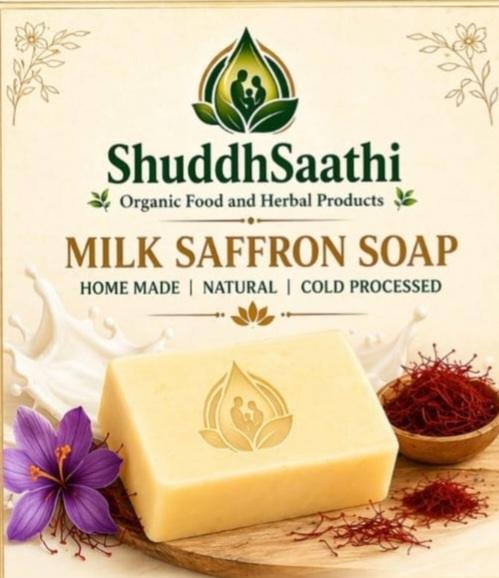 Milk saffron soap 75gm