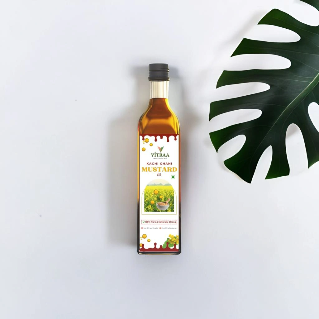 Pure kachi ghani mustard oil
