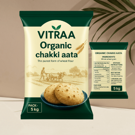 Organic chakki atta 5 kg