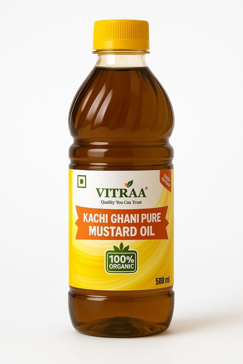 Kachi ghani pure mustard oil 500 ml
