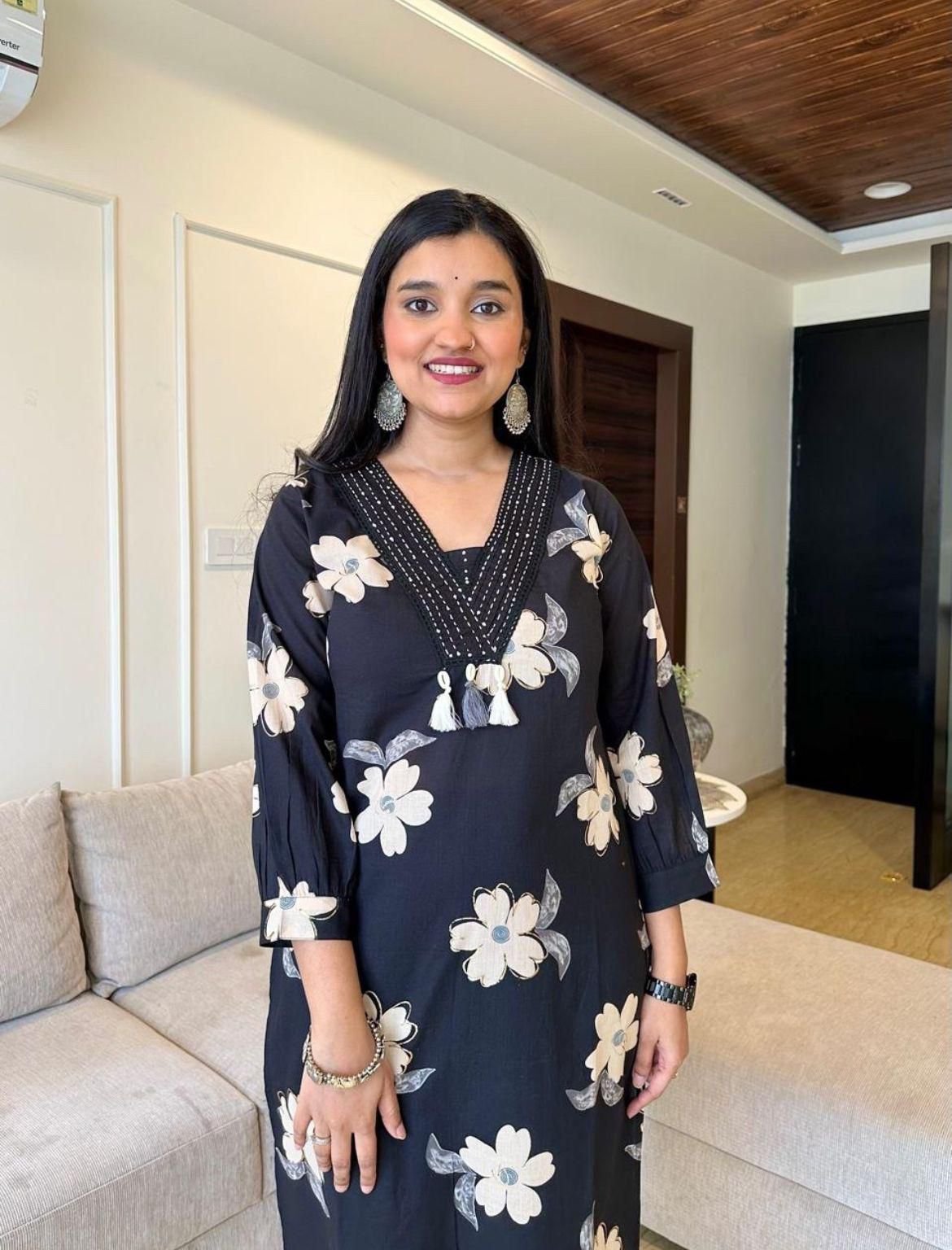 3 pcs set. Kantha and pintex work