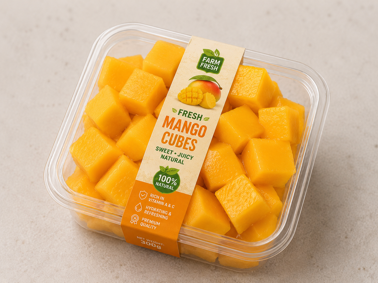 Mango cubes